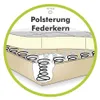 Big-Sofa XXL 306 cm Federkern Lounge Couch mit Bezug aus Produktbild-Vorschau 5