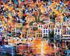 Diamondi - Diamond painting - STÄDTCHEN IN FARBEN, 40X50 Produktbild-Vorschau 1