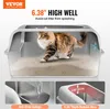 A cat walking in a litter box with feature callouts. Náhľad obrázku produktu