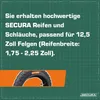 4x Reifen 12.5x2.25 12 1/2 x 2 1/4 tubeless + Schläuche mit Produktbild-Vorschau 4