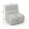 Bodenstuhl mit Hochdichtem Schaumstoff – Ergonomischer Produktbild-Vorschau 7