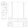 Säulenfuß 140, PST 140, 141x200x5 - Packung 1 Stück Produktbild-Vorschau 2