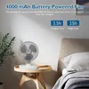 Kleiner Ventilator, 4000-mAh-Oszillationsventilator, Produktbild-Vorschau 3