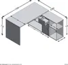 FMD Möbel LEX 1, Schreibtisch, Eiche Nb, 353-001 Produktbild-Vorschau 7
