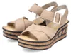 Rieker Nabukino Damenschuhe Sandalen Hoch Braun Freizeit Productafbeelding-voorbeeld 46