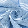FEBE Strandtuch Badetuch Dunkel Blau Baumwolle 180x90 cm Produktbild-Vorschau 4