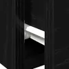 Schwarzer Eichen-Wandschrank 102x30x20 cm Aus Produktbild-Vorschau 10