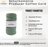 Baumwollkordel mit einem Kern 5mm 100m, Makrameegarn, Produktbild-Vorschau 4
