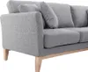 Miliboo - Ecksofa rechts skandinavisch Hellgrau OSLO Produktbild-Vorschau 5