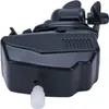 A black plastic motor with a propeller and a winding key. Náhled obrázku produktu