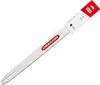 A chainsaw guide bar with packaging, presented diagonally against a white background. Voir les images du produit