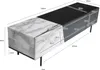 FineBuy Mobile TV basso nero 150 cm bianco Mobile TV Mobile Anteprima dell’immagine prodotto 3