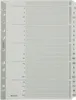LEITZ Mylarkarton Register A-Z A4 20-teilig grau 160 g/qm Produktbild-Vorschau 1