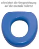 reer 4811.1, Verlängert, Weicher Toilettensitz, Blau, PVC, Produktbild-Vorschau 4