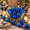 Weihnachtskugeln Blau 100 Stück, Christbaumkugeln Produktbild-Vorschau 7