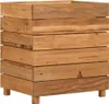 vidaXL Hochbeet 50x40x55 cm Teak Altholz und Stahl Produktbild-Vorschau 1