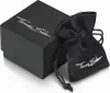 A black gift box and a black drawstring pouch with the Thomas Sabo logo. Anteprima dell’immagine prodotto