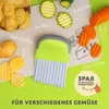 Villkin Wellenschneider – Edelstahl Riffelmesser für Gemüse Produktbild-Vorschau 4