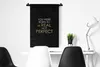 MuchoWow® Wandteppich Wandbehang Perfekt - Gold - Weiß - Produktbild-Vorschau 4