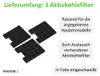 3 Stk. Ersatz Kohlefilter zu KF 17139 -  Aktivkohlefilter Produktbild-Vorschau 4