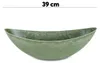 Große Pflanzschale oval 39 cm für draussen Dekoschale grün Produktbild-Vorschau 2