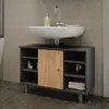 Toaletní stolek pro umyvadlo Vicco Fynn Antracit/zlatý dub Náhled obrázku produktu 4
