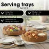 Mica Decorations Eleta Servírovací podnos kulatý – sada 2 Náhled obrázku produktu 9