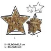 LEX Brennholz-Stapelregal 2er Set Stern schwarz Produktbild-Vorschau 2