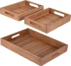 Tablett - aus Teakholz - ca. - Maße 39 x 29 x 5,5 cm Produktbild-Vorschau 1