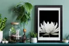 Bild 20x30 MDF-Rahmen, Wandkunst Lotusblume Produktbild-Vorschau 2