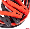 A close-up view of red and black jumper cable clamps. Podgląd zdjęcia produktu