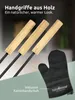holz4home® Kaminbesteck 5-tlg. Set Grauschwarz mit Produktbild-Vorschau 4