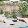 vidaXL Sonnenschirmständer 15.2 kg Schwarz Eisen Produktbild-Vorschau 2
