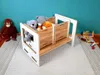 Stolek se 2 židlemi 3v1 bílý/dub montessori Náhled obrázku produktu 2
