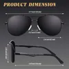 CGID Sonnenbrille Herren Pilotenbrille Polarisiert Produktbild-Vorschau 6