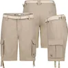 Cargo Bermuda Shorts z Flechtgürtel | L Podgląd zdjęcia produktu 4