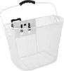 Panier de vélo en métal à fixation par clic, blanc Voir les images du produit 2