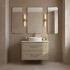 RODAN | Mobile da bagno - 80 cm - Beige opaco - Design Anteprima dell’immagine prodotto 2