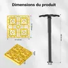 Wiltec Lot de 10 cales de niveau ou blocs de nivellement, Voir les images du produit 3