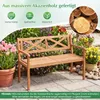 Banc de jardin COSTWAY en bois, banc en bois, banc 2 Voir les images du produit 5