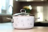 Emaille-Topf mit Glasdeckel PREMIUM weiß 24 cm, 5,5l Produktbild-Vorschau 11