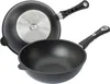 AMT GASTROGUSS Wok induktionsgeeignet, ø: 320 mm, mit Stiel Produktbild-Vorschau 1