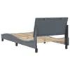 The Living Store Bettgestell mit Kopfteil Dunkelgrau Produktbild-Vorschau 8