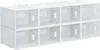 Schuhboxen 8er-Set stapelbar, Schuhregal transparent Produktbild-Vorschau 11