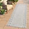 Tapiso bežec MELISSA Vonkajší interiérový sivý čierny Náhľad obrázku produktu 1