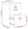 vidaXL Scaffale portadocumenti Bianco 44 x 50 x 74,5 cm Anteprima dell’immagine prodotto 8