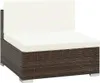 The Living Store 6-tlg. Garten-Lounge-Set mit Auflagen Poly Produktbild-Vorschau 4
