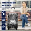 MuchoWow® Koffer Handgepäck Trolley Rollkoffer Kleine Produktbild-Vorschau 2