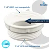 tecuro Höhen-Ausgleichsstück für Siphon-Ablauf 1 1/2 IG x 1 Produktbild-Vorschau 5