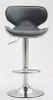 2er Set Barhocker HLO-CP29 V2 Kunstleder chrom  grau Produktbild-Vorschau 2